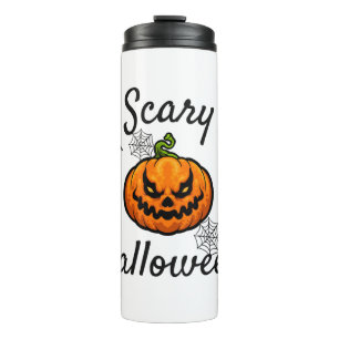 Scary Halloween Thermal Tumbler