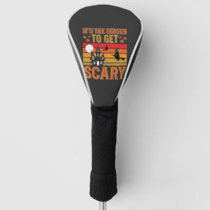 Scary Halloween Witch Haunted House Design_1 Golf Head Cover