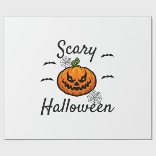 Scary Halloween Wrapping Paper