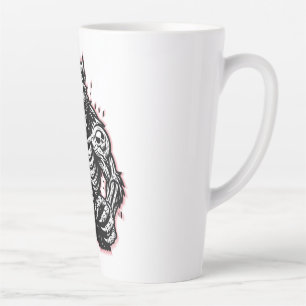 Scary Halloween Zombie Werewolf Latte Mug