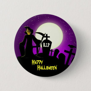 Scary Happy Halloween 6 Cm Round Badge