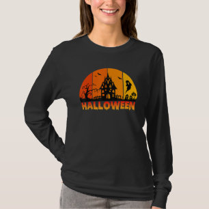 Scary Haunted Ghost Halloween Costume T-Shirt