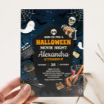 Scary Horror Halloween Movie Night Birthday Party Invitation<br><div class="desc">Celebrate a fang-tastic birthday with our Halloween-themed invitations! Perfect for making your little one’s birthday extra magical and memorable. Download,  print,  and let the party begin! 🎈🎂👻

14SE C</div>