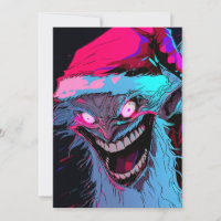 Scary Horror Krampus Santa Anime Cartoon Monster