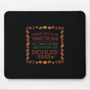 Scary Horror Movie Hockey Mask Just A Girl Who Lov Mouse Pad