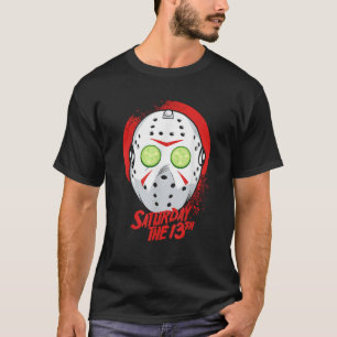 Scary Horror Saturday 13th Funny Halloween Costume T-Shirt