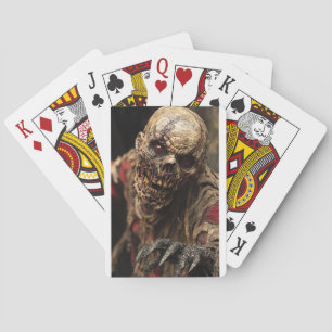 Scary Horror Skull Demon Playing Cards