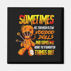 Scary Horror Voodoo Doll Magnet
