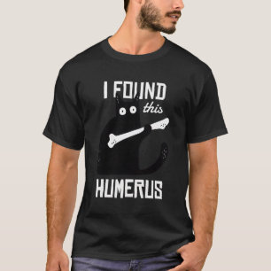 Scary I Found This Humerus Cat Black Humourous Med T-Shirt