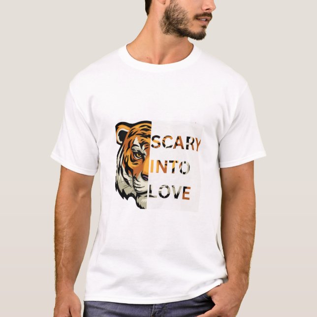 SCARY INTO LOVE T-Shirt (Front)
