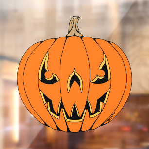 Scary Jack-o'-Lantern Halloween Design