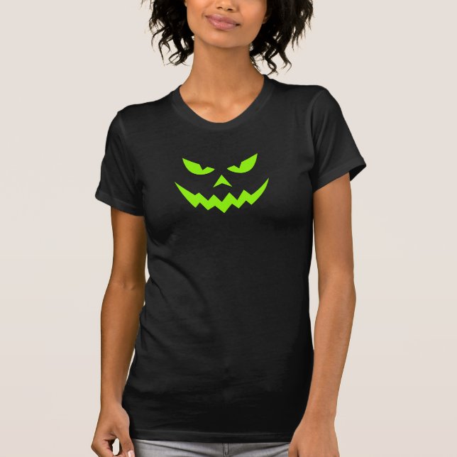 Scary Jack O Lantern T-Shirt (Front)