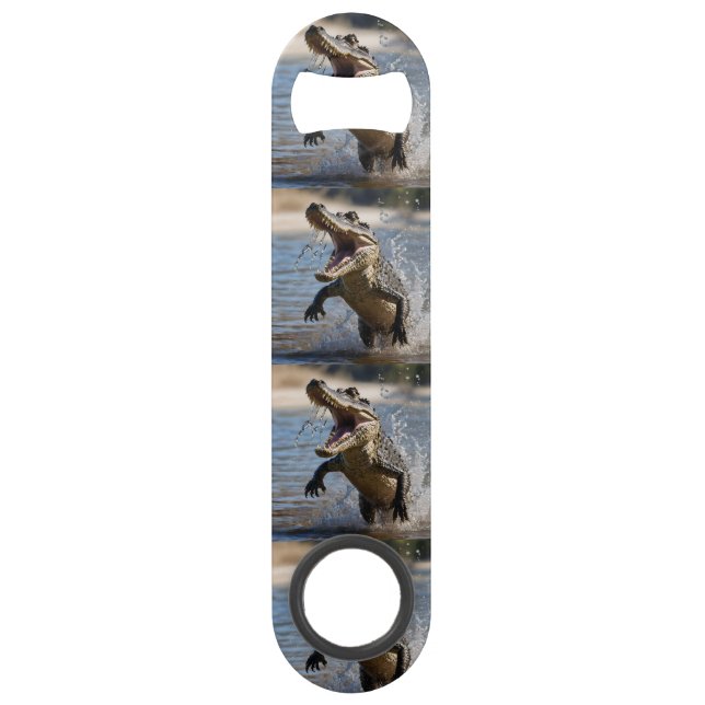 Scary Jaws: Australian Crocodile Leaping (Front)