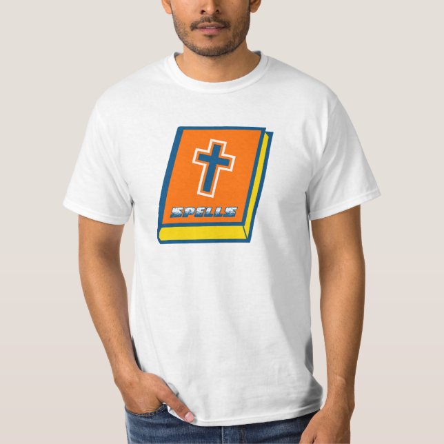 Scary Jesus Book Shirt (Front)