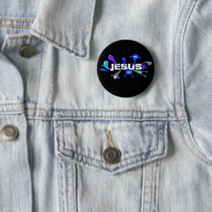 Scary Jesus Nights 6 Cm Round Badge