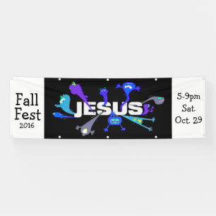 Scary Jesus Nights Banner
