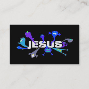 Scary Jesus Nights Business Card