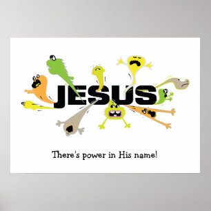 Scary Jesus Poster