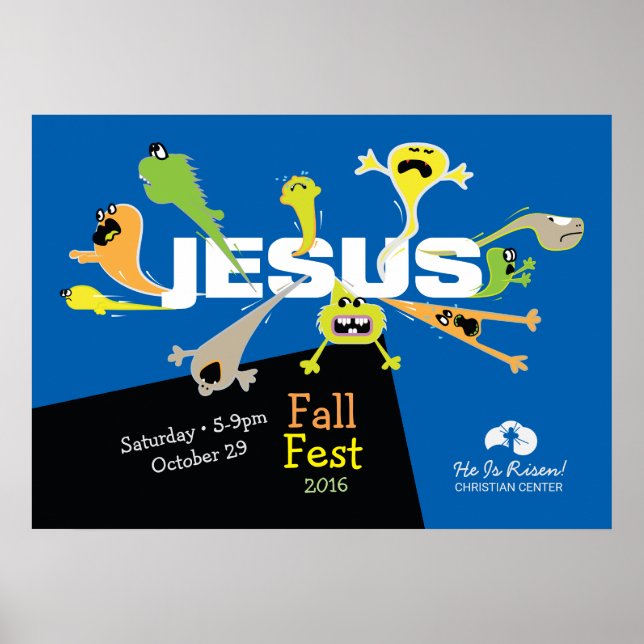 Scary Jesus Poster (Front)