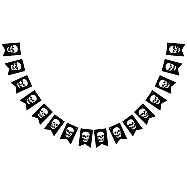 Scary Laughing Skull Bunting (All)