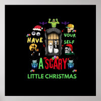 Scary Little Christmas Horror Holiday Design  