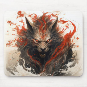 Scary Magical Beast Mouse Pad
