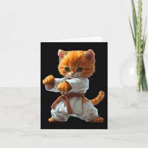 Scary Martial Arts Fighter Karate Boxer Comt Kung Card
