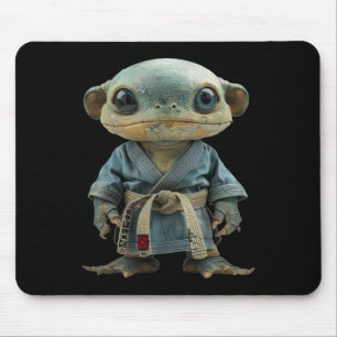 Scary Martial Arts Fighter Karate Boxer Comt Kung Mouse Pad