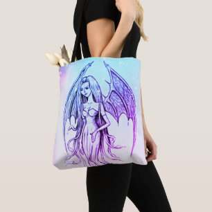 SCARY Medusa Frightening Snake Hair Gorgon Tote Bag