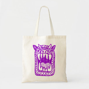 Scary Monster - Purple Tote Bag