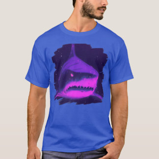 Scary Mutant Shark Zombie Sharks Alien Halloween T-Shirt