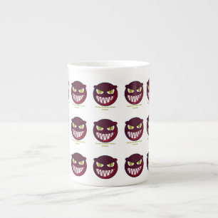 Scary never sleeps. bone china mug