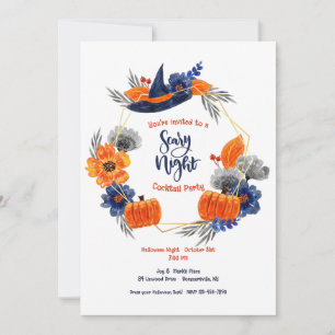 Scary Night Halloween Party Invitation