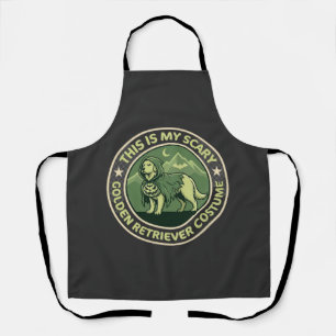 Scary Night Raven Apple Spooky Haunted Castle Hall Apron