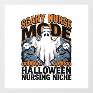 Scary Nurse Costume Halloween Ghost Nursing Shirt_