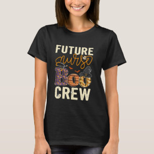 Scary Nurse Halloween Ghost Spider Future Nurse Bo T-Shirt