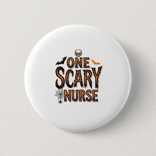 Scary Nurse Halloween Vintage Engraving Shirt Desi 6 Cm Round Badge