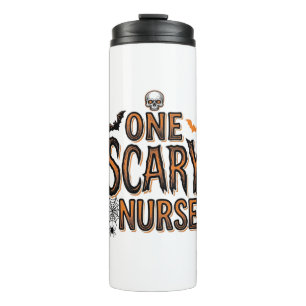 Scary Nurse Halloween Vintage Engraving Shirt Desi Thermal Tumbler