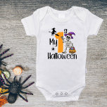 Scary Outfit Gift Cute Costume  My 1st Halloween Baby Bodysuit<br><div class="desc">Dress your little one in this scary skeleton bodysuit for their first Halloween! Whether you're looking for a baby shower gift,  a cute Halloween outfit,  or a 1st birthday present,  this costume is the perfect choice.</div>