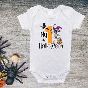 Scary Outfit Gift Cute Costume  My 1st Halloween Baby Bodysuit
