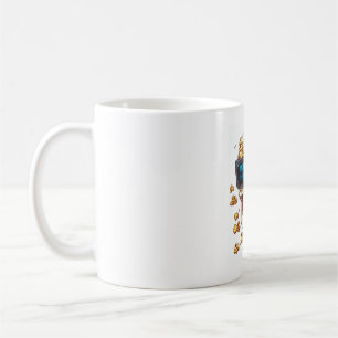 Scary Popcorn Skull � Funny Horror Movie Skeleton Coffee Mug