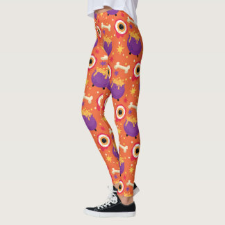 Scary Pots and Bones Leggings