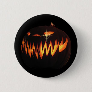Scary Pumpkin Button
