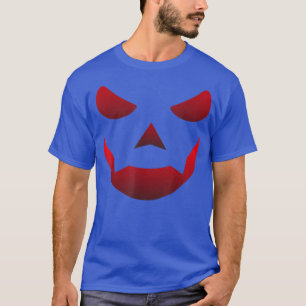 Scary Pumpkin Face for Halloween Giant and Fun Mas T-Shirt
