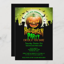 Scary Pumpkin Graveyard Halloween Costume Party