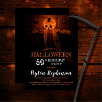 Scary Pumpkin Halloween 50th Birthday Party