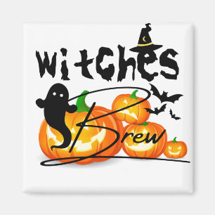 Scary Pumpkin Halloween Art Spooky Fun Magnet