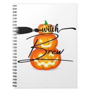 Scary Pumpkin Halloween Art   Spooky Fun Notebook