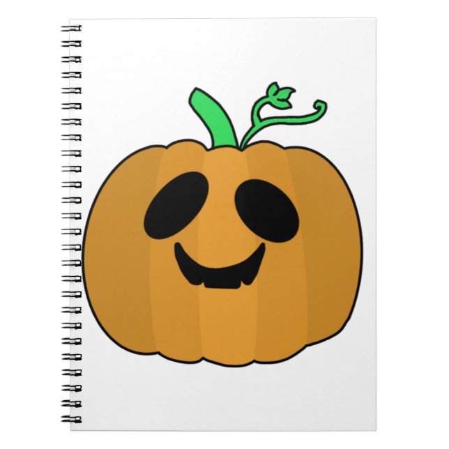 Scary Pumpkin Halloween V2   Notebook (Front)