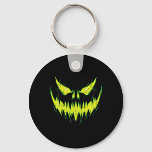 Scary Pumpkin Jack O Lantern Face Halloween Men Bo Key Ring